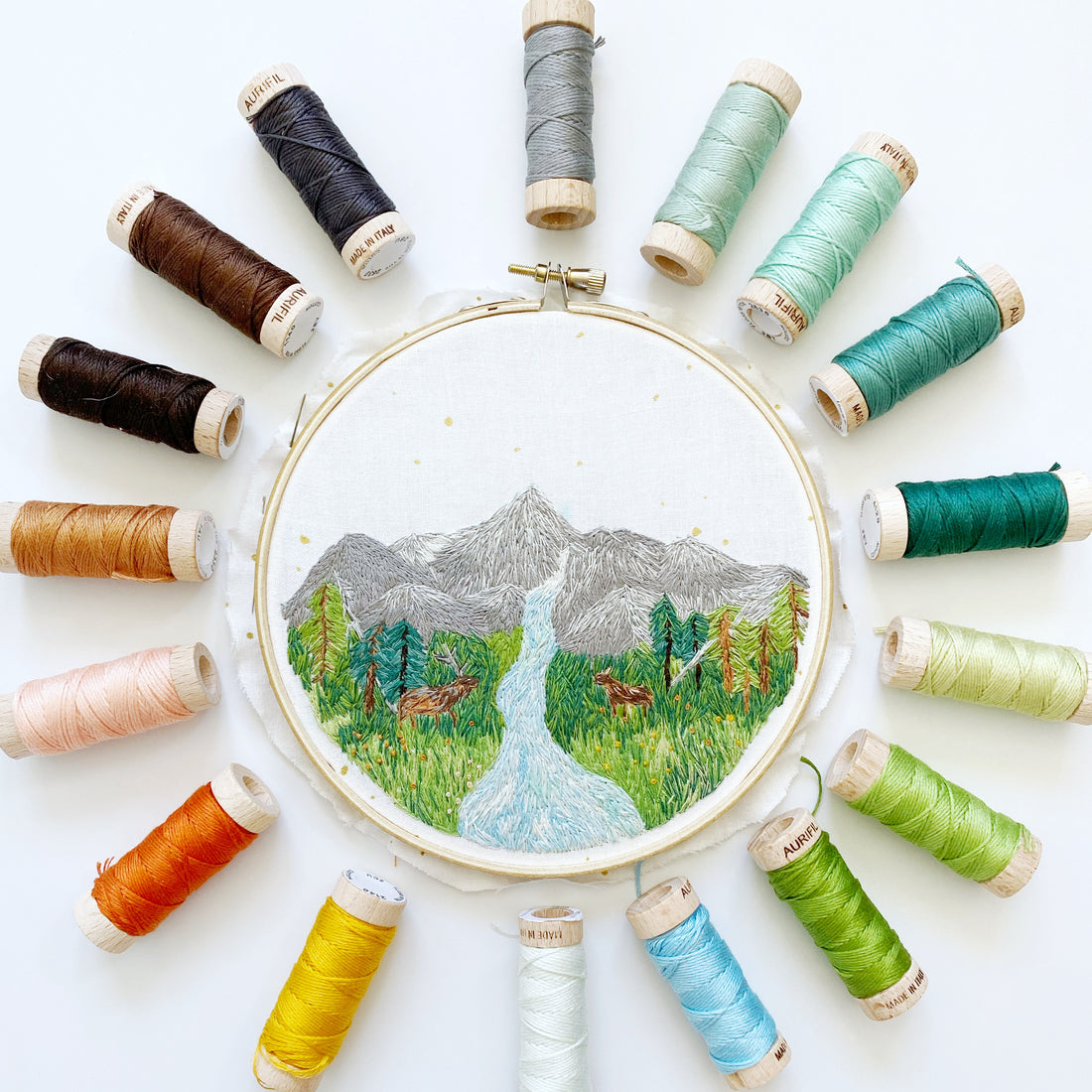 Aurifil Embroidery Challenge