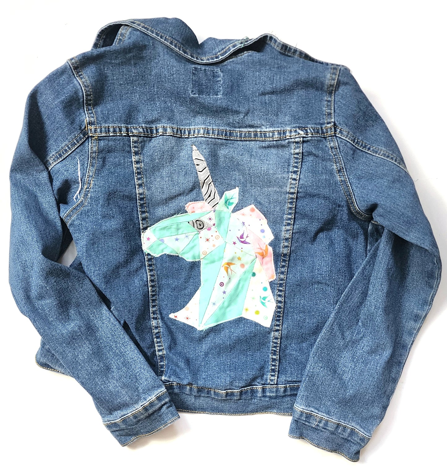 YOUTH medium Unicorn Jean Jacket