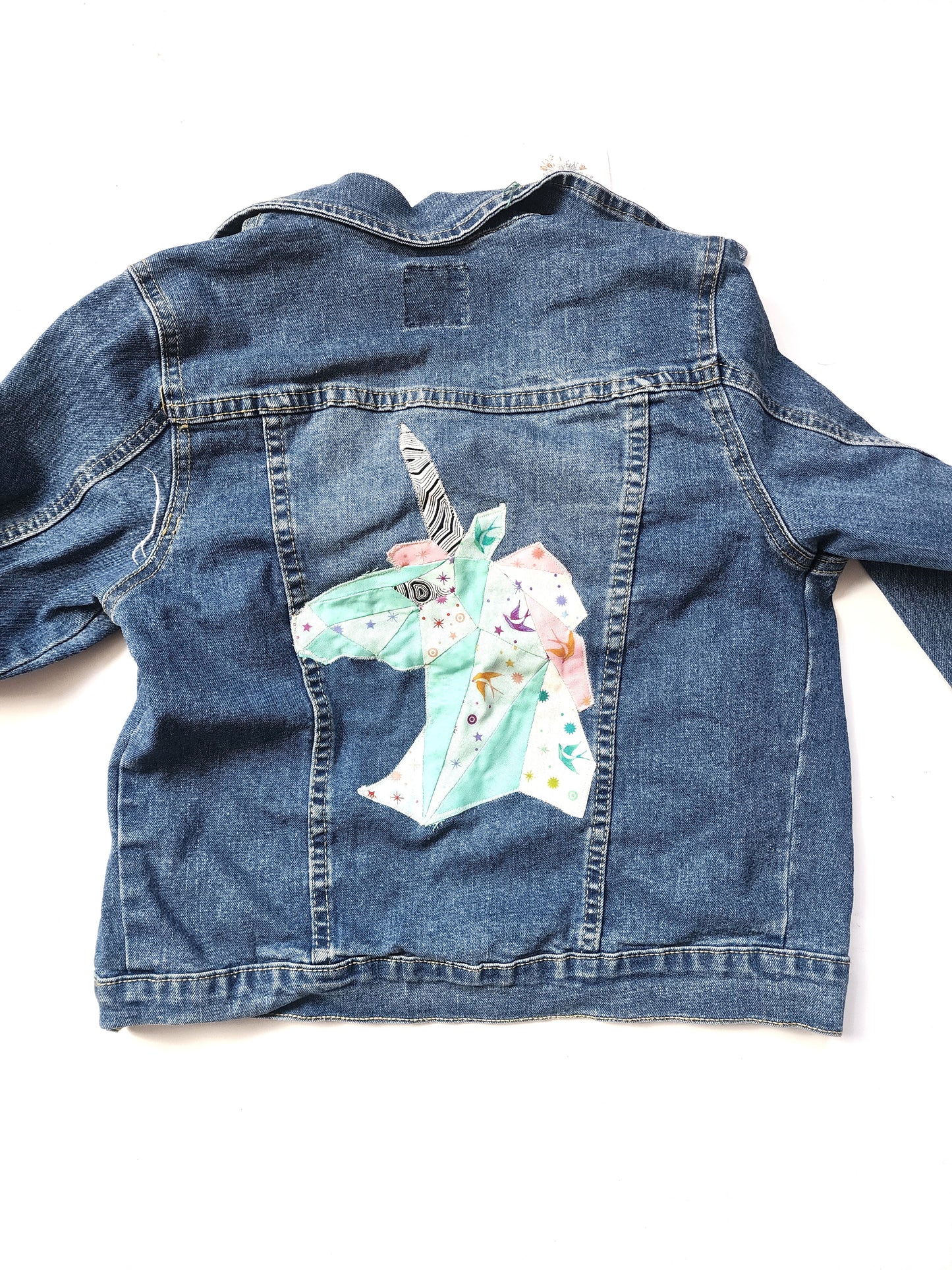 YOUTH medium Unicorn Jean Jacket