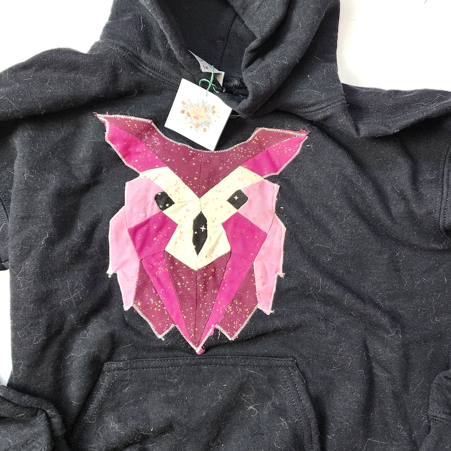 YOUTH Med Owl Hoodie BLACK